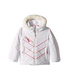 Obermeyer Kids Sierra Jacket With Fur (toddler/little Kids/big Kids) (white) Girl's Coat