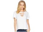Lna Orion Cotton Tee (white) Women's T Shirt