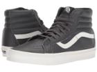 Vans Sk8-hi Reissue ((leather) Asphalt/blanc De Blanc) Skate Shoes