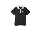 Nike Kids Dri-fit Cross-dye Polo (little Kids) (black Heather) Boy's Clothing