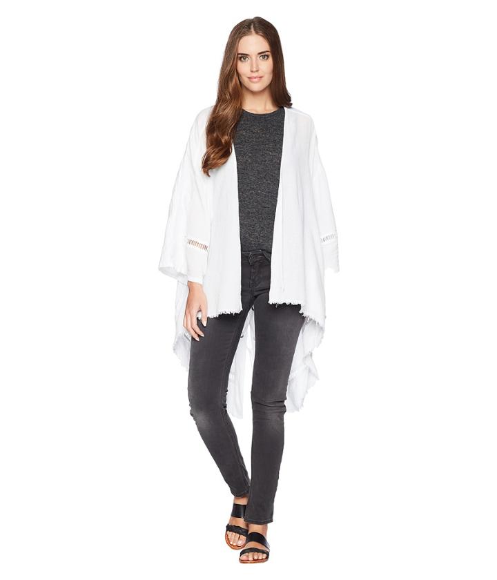Xcvi Miuccia Kimono (white) Women's Clothing