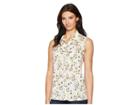Cruel Sleeveless Floral Rayon Blouse (multicolored) Women's Clothing