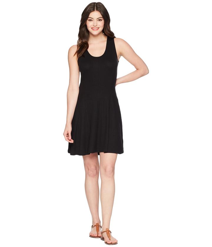 Toad&co Daisy Rib Sleeveless Dress (black) Women's Dress