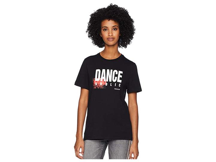 Neil Barrett Dance-oholic T-shirt (black/white/red) Women's T Shirt