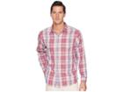 Tommy Bahama Palapa Plaid Shirt (phlox) Men's Long Sleeve Button Up