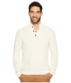 Perry Ellis Solid Textured Mock Neck Sweater (cream) Men's Sweater