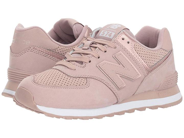 New Balance Classics Wl574v2 (au Lait/champagne Metallic) Women's Shoes
