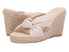 Soludos 90 Mm Knotted Wedge (blush) Women's Wedge Shoes