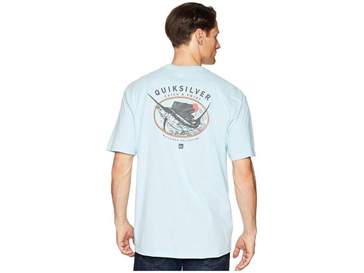 Quiksilver Waterman It Was A Good Day Tee (crystal Blue) Men's T Shirt