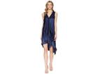 Adrianna Papell Asymmetric Sleeveless Trapeze Dress (blue Moon) Women's Dress