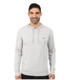 Lacoste Jersey T-shirt Hoodie (silver Grey Chine) Men's Sweatshirt