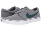 Nike Sb Portmore Ii Solar Canvas (cool Grey/dark Atomic Teal/white) Men's Skate Shoes