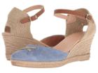 Cordani Essence (sky Blue Suede) Women's Wedge Shoes