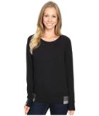 The North Face Street Lounge Crew (tnf Black (prior Season)) Women's Long Sleeve Pullover