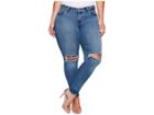 Levi's(r) Plus 711 Skinny (hits Of Repair) Women's Jeans