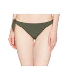 Tory Burch Swimwear Biarritz Bottoms (green Olive/sweet Tangerine) Women's Swimwear