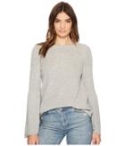 Kensie Soft Sweater Ks2k5556 (light Grey Heather) Women's Sweater