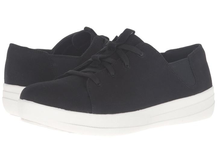 Fitflop Sporty Lace-up Sneaker (black) Women's Lace Up Casual Shoes