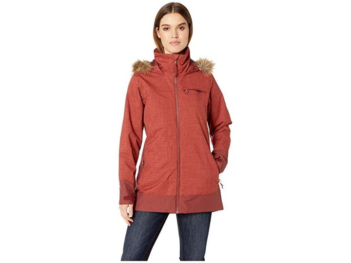 Burton Lelah Jacket (sparrow Heather/sparrow) Women's Coat