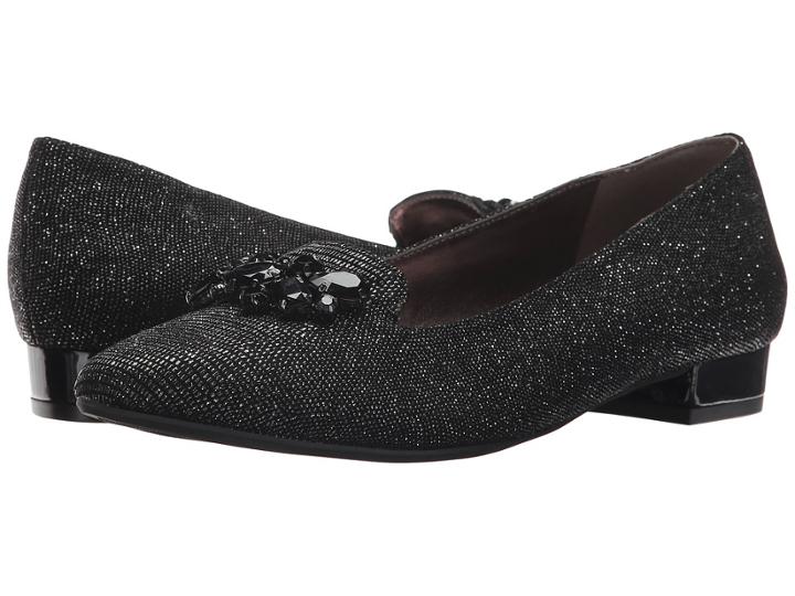 Anne Klein Kamy (black/silver Reptile) Women's Shoes