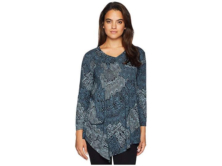 Fresh Produce White Tides Ella Tunic (black) Women's Blouse