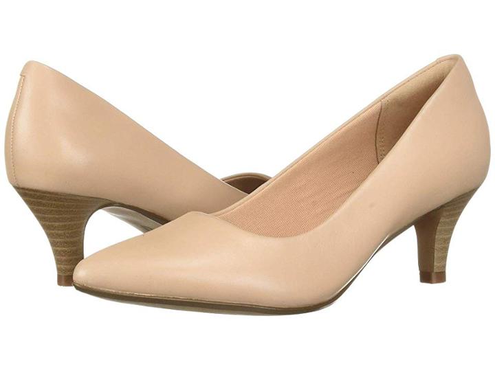 Clarks Linvale Jerica (blush Leather) Women's Shoes