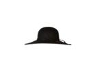 San Diego Hat Company Knh3618 Knit Floppy W/ Faux Leather Knot Trim (black) Caps