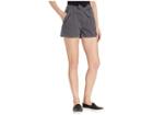 Unionbay Sterling Self Belt Shorts (galaxy Grey) Women's Shorts