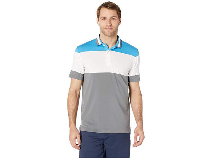 Puma Golf Nineties Polo (bleu Azur) Men's Clothing