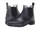 Joules Rockingham Chelsea Boot (black Pheasant Feathers) Women's Rain Boots