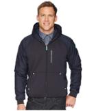 Save The Duck Recycled Hooded Jacket (blue/black) Men's Coat