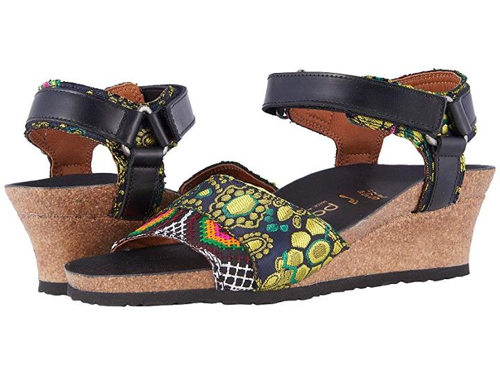 Birkenstock Eve (textile Mash Black Textile/leather) Women's Shoes