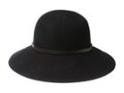 Scala Wool Felt Big Brim With Buckle (black) Caps