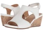 Naturalizer Cinda (white Leather) Women's Wedge Shoes