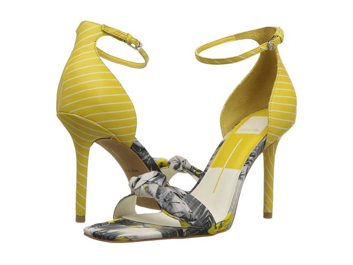 Dolce Vita Helana (yellow Multi Floral Print) Women's Shoes