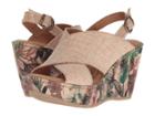 Born Emmy Ii (natural Fabric) Women's Wedge Shoes