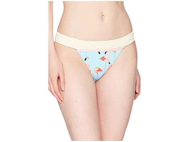 The Bikini Lab Ready To Flamingo Banded Hipster Bottom (multicolored) Women's Swimwear