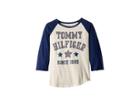 Tommy Hilfiger Kids 1985 Tee (big Kids) (putty Beige Heather) Girl's T Shirt