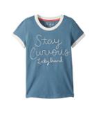 Lucky Brand Kids Jasmeen Tee (big Kids) (aegean Blue) Girl's T Shirt
