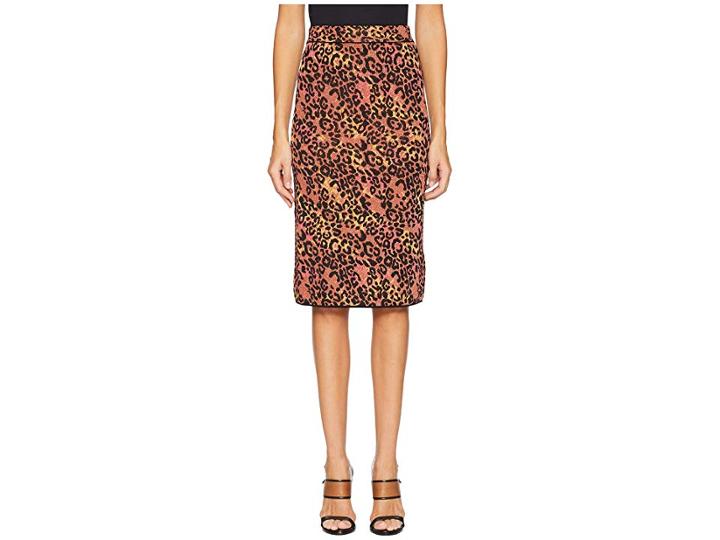 M Missoni Animal Lurex Skirt (brown) Women's Skirt