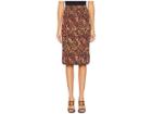 M Missoni Animal Lurex Skirt (brown) Women's Skirt
