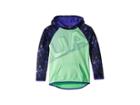 Under Armour Kids Af Hoodie Ua Logo (big Kids) (green Typhoon/green Typhoon) Girl's Sweatshirt