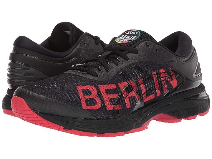Asics Gel-kayano(r) 25 Berlin (black/classic Red) Men's Running Shoes