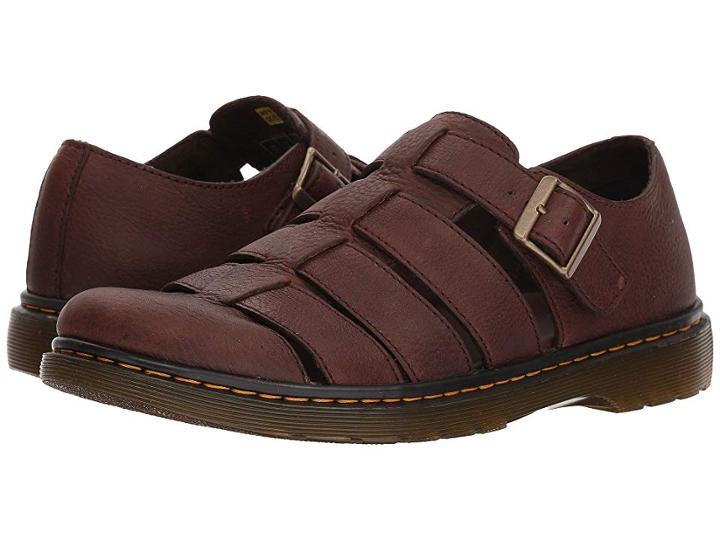 Dr. Martens Fenton (dark Brown Grizzly) Men's Sandals
