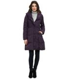 Via Spiga Pillow Collar Down (purple Dusk) Women's Coat