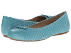 Softwalk Naperville (ocean Blue Woven Soft Nappa Leather) Women's Flat Shoes