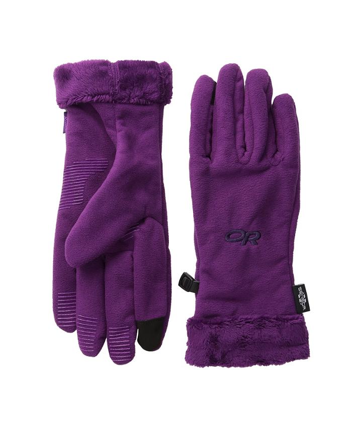 Outdoor Research Fuzzy Sensor Gloves (orchid) Extreme Cold Weather Gloves