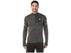 New Balance Nb Heat 1/4 Zip Top (heather Charcoal) Men's Long Sleeve Pullover