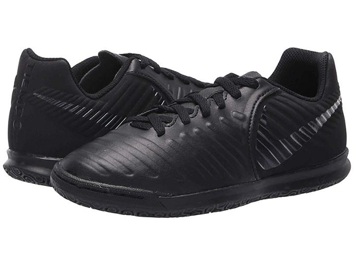 Nike Kids Legendx 7 Club Ic Soccer (toddler/little Kid/big Kid) (black/black/light Crimson) Kids Shoes