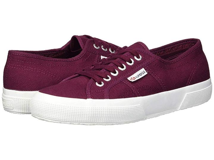 Superga 2750 Cotu Classic Sneaker (bordeaux/white) Lace Up Casual Shoes